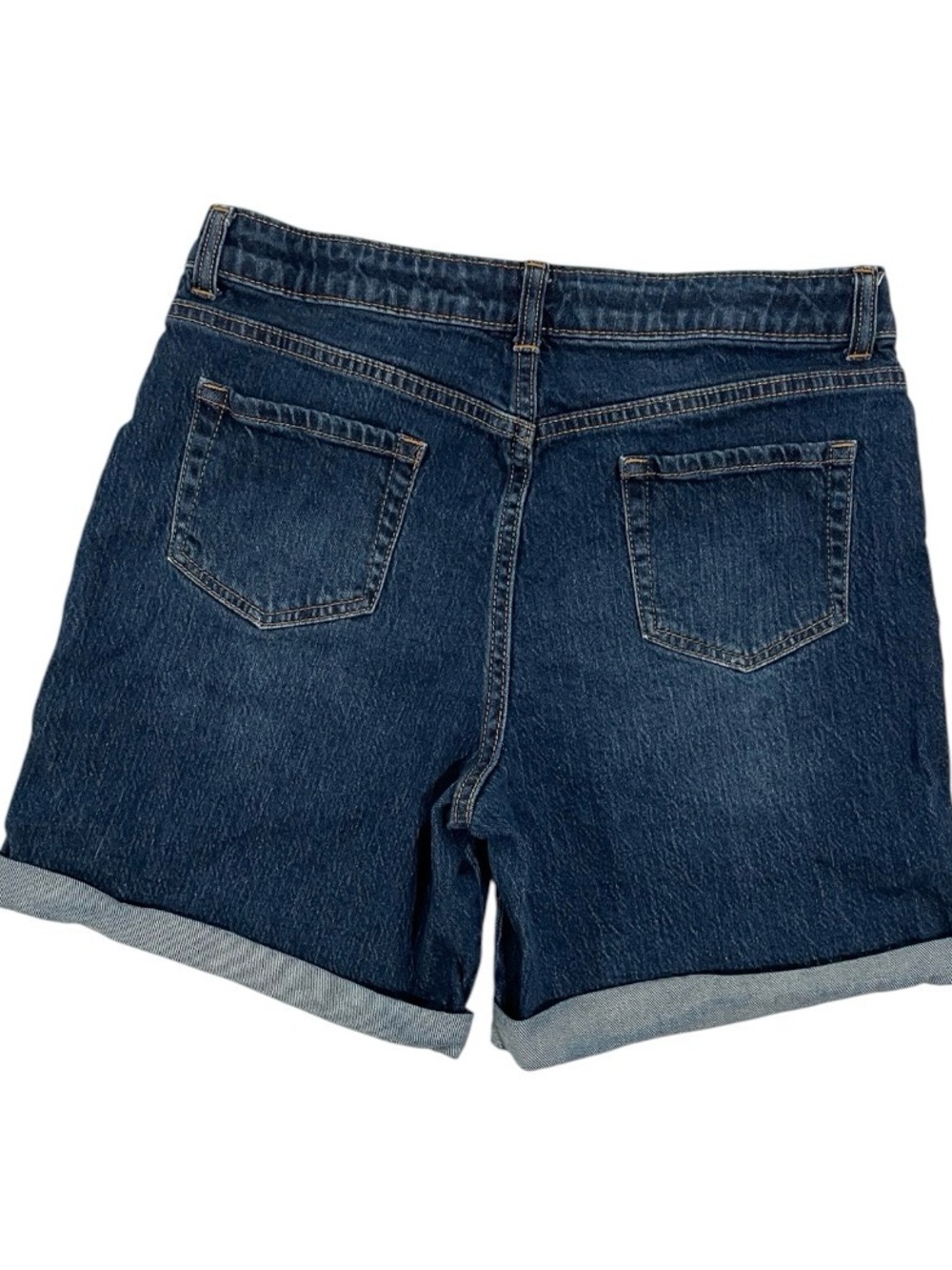 Cat & Jack relaxed midi shorts with cuffed hem and floral embroidery - Picture 6 of 8